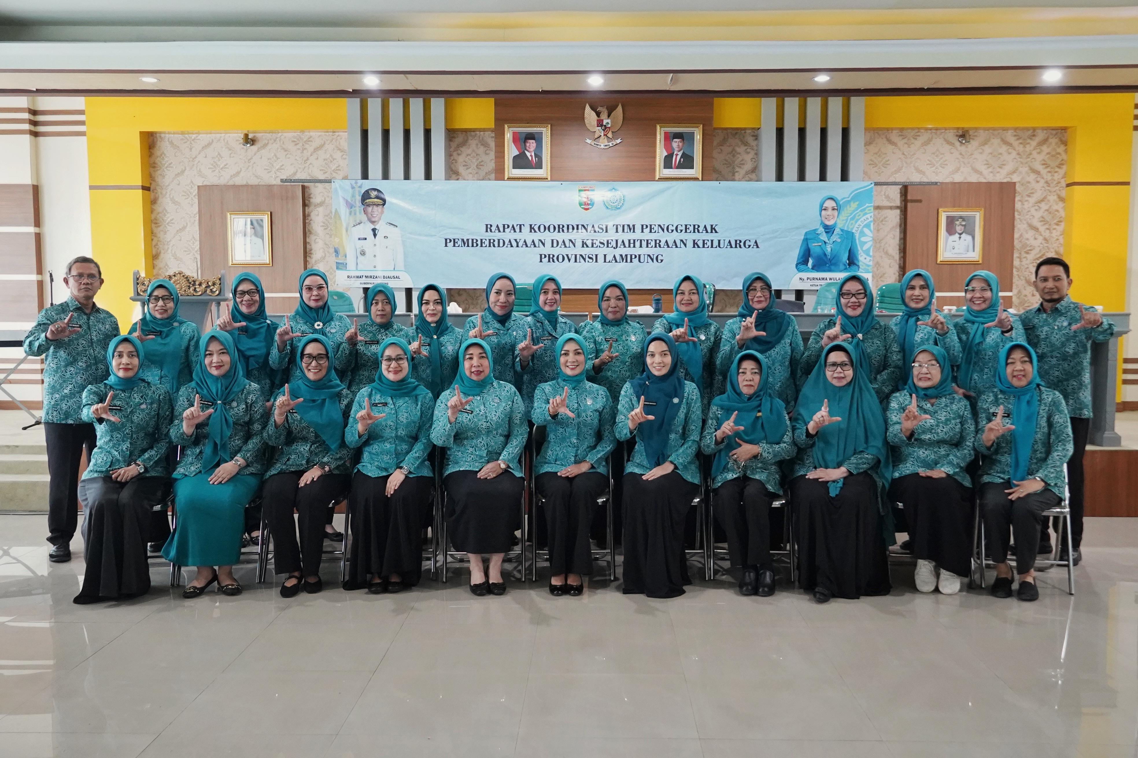 Perkuat Soliditas dan Kinerja, TP. PKK Provinsi Lampung Bahas Program Prioritas 2026